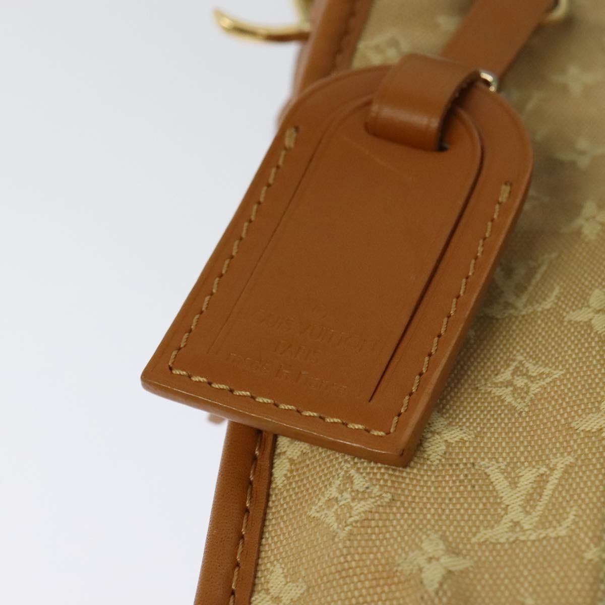 Louis Vuitton Mary Kate Messenger Mini Lin Beige Canvas Handbag (Pre-Owned)
