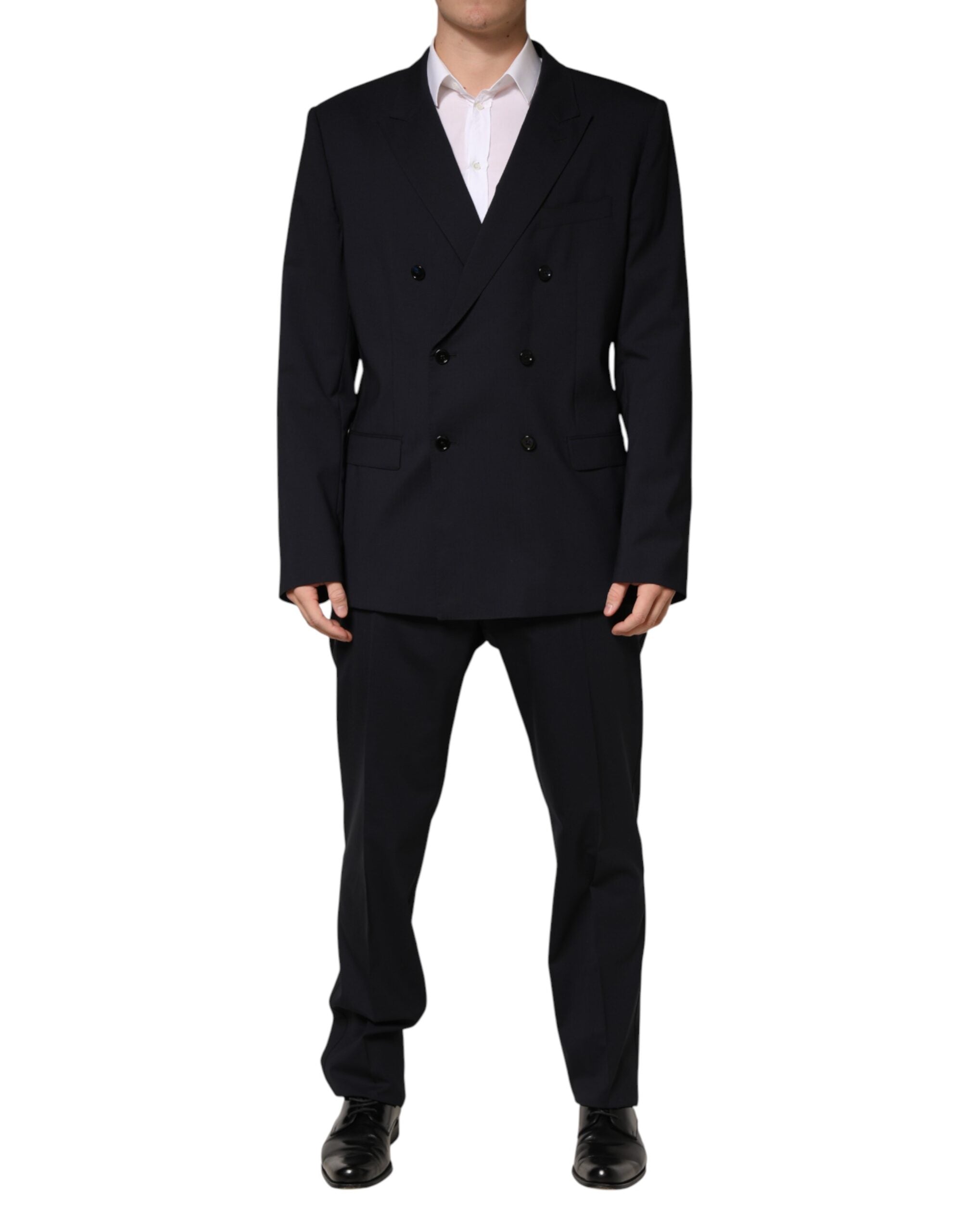 Dolce & Gabbana Blue MARTINI Double Breasted 2 Piece Men's Suit (Pre-Owned)