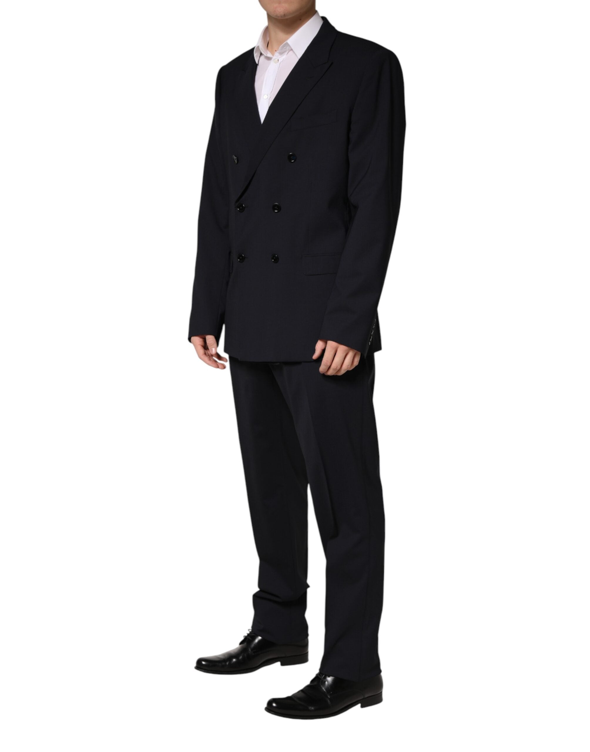 Dolce & Gabbana Blue MARTINI Double Breasted 2 Piece Men's Suit (Pre-Owned)