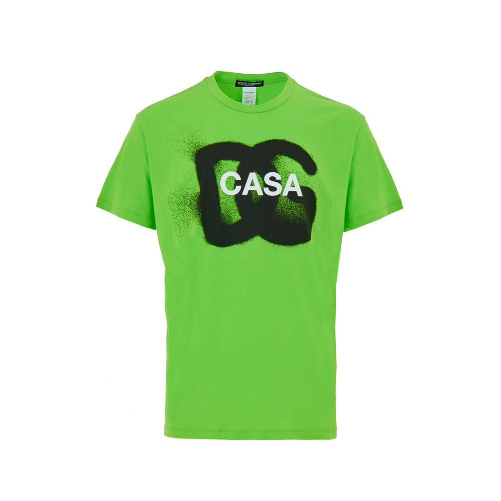 Dolce & Gabbana Green Cotton Men's Sportswear