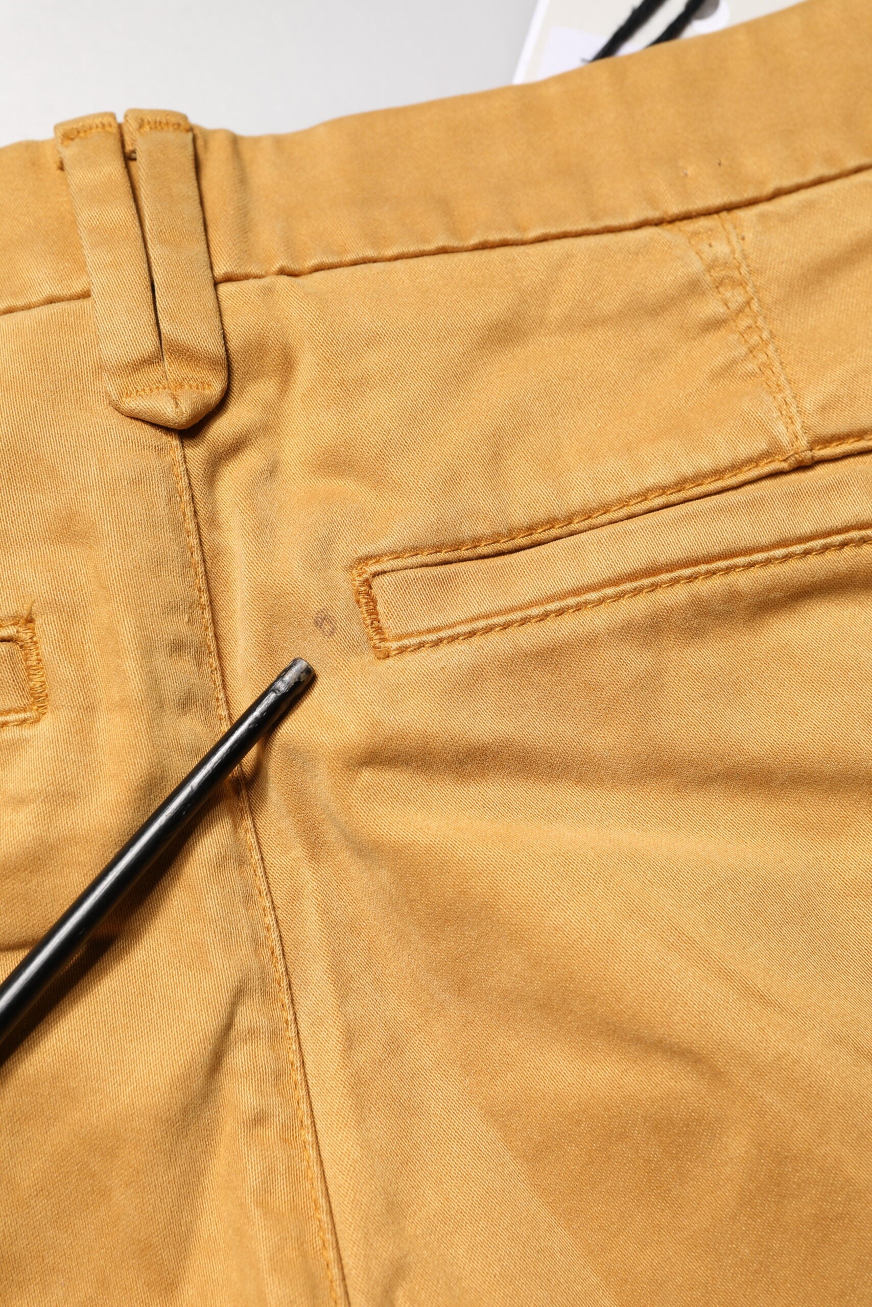 Haikure Beige Tapered Mid Waist Chino Casual Trouser Women's Pants (Pre-Owned)