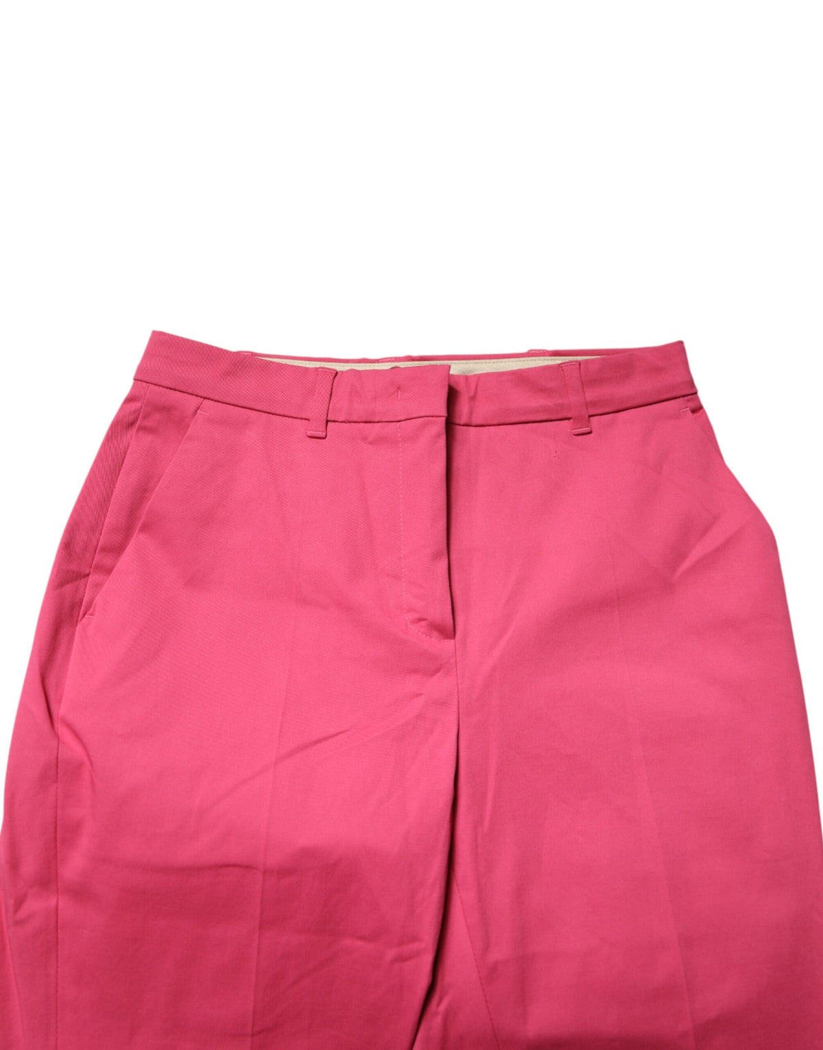 Max Mara Pink Skinny High Waist Chino Trouser Women's Pants (Pre-Owned)