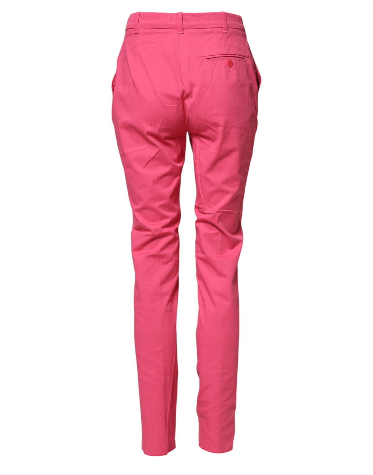 Max Mara Pink Skinny High Waist Chino Trouser Women's Pants (Pre-Owned)