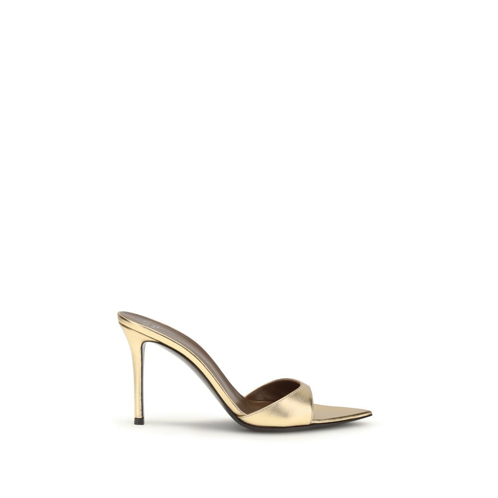 Giuseppe Zanotti Gold Leather Stiletto Heel Women's Sandals