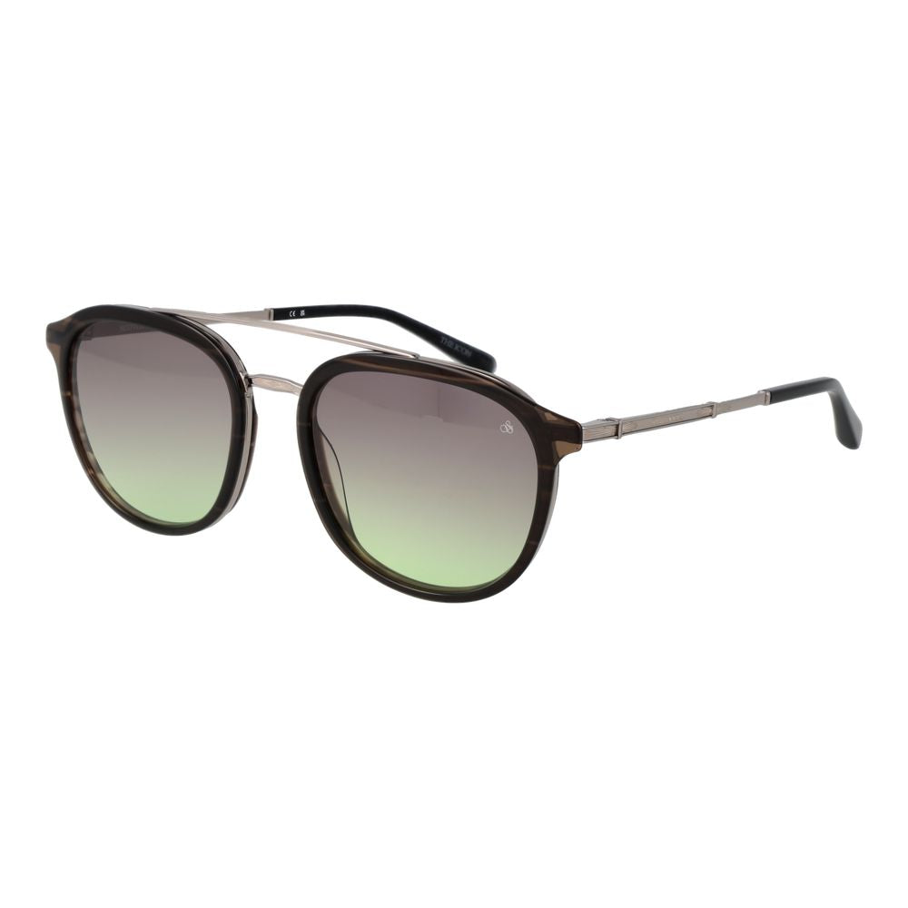 Scotch & Soda Brown Acetate Men's Sunglasses