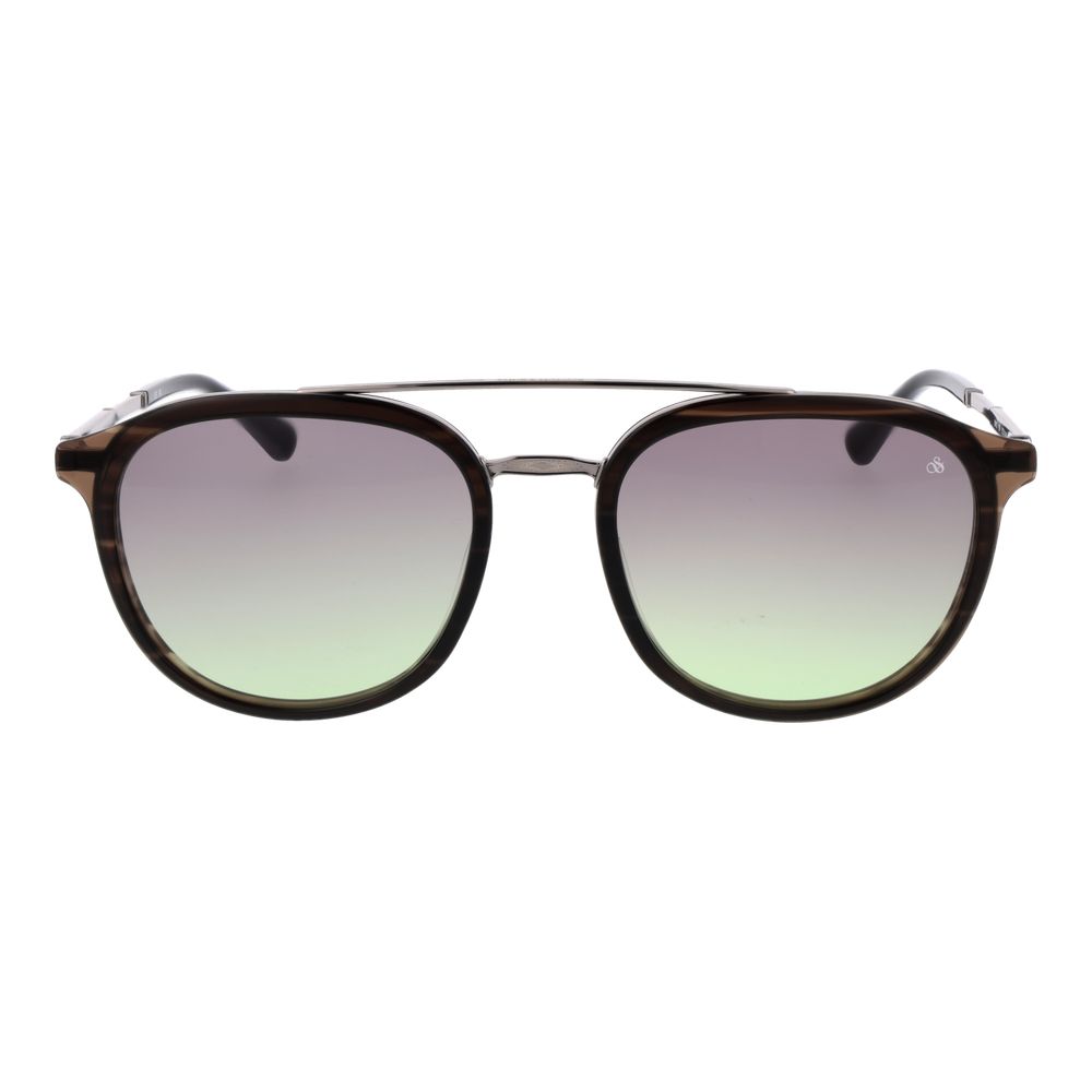 Scotch & Soda Brown Acetate Men's Sunglasses