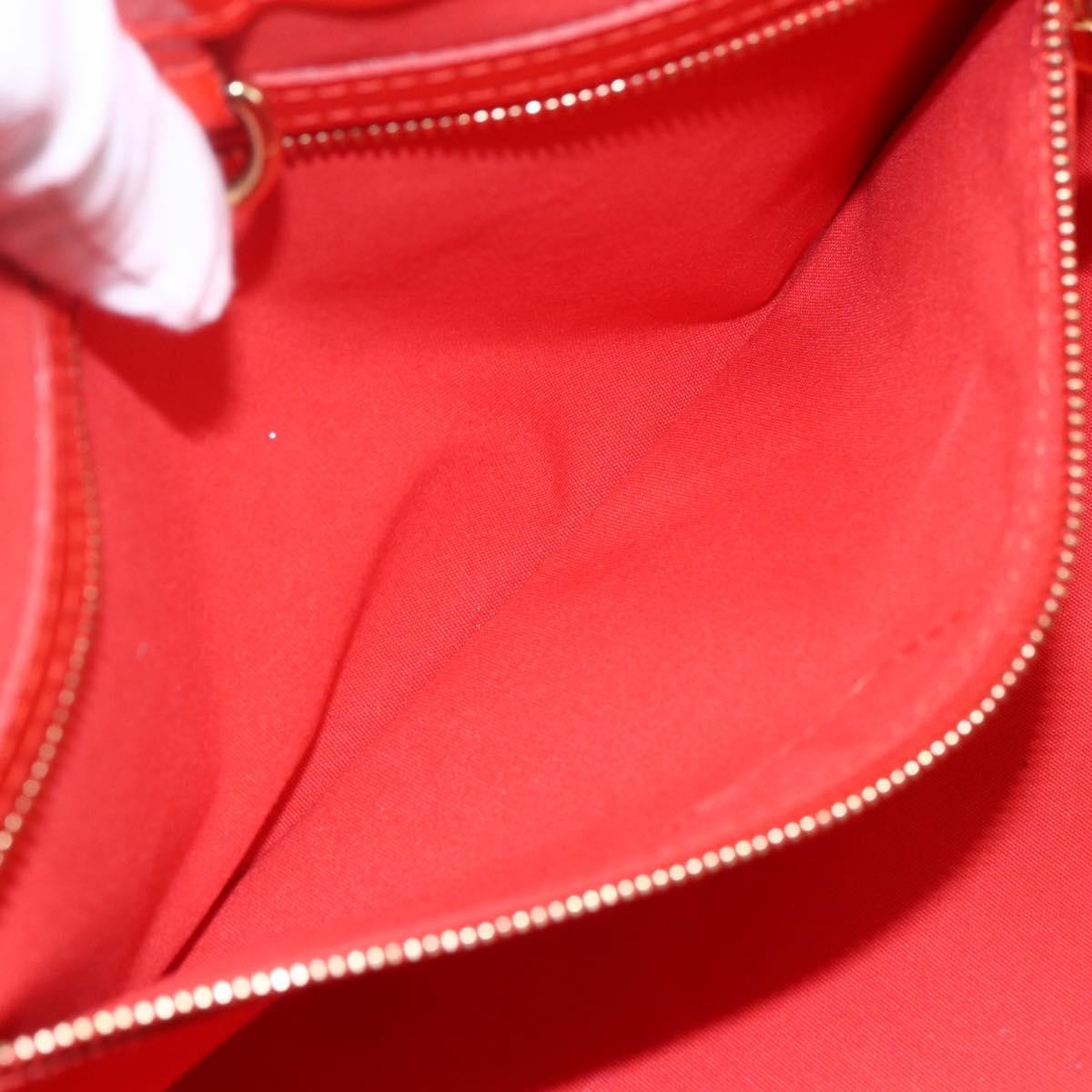 Louis Vuitton Wilshire Monogram Vernis Orange Patent_Leather Tote Bag Bag (Pre-Owned)