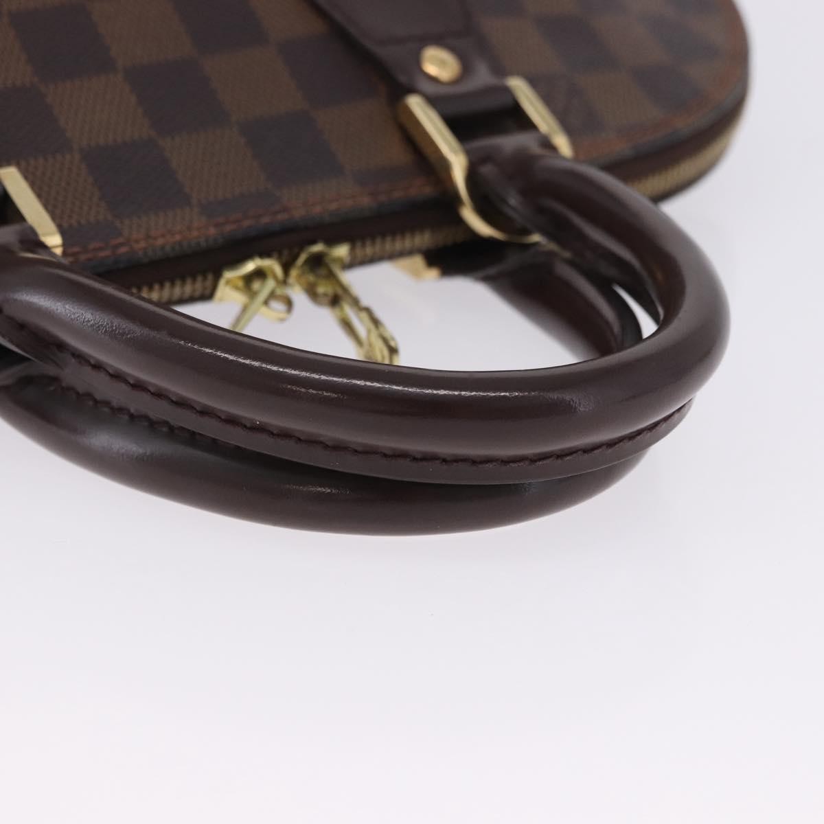 Louis Vuitton Alma Damier Brown Canvas Handbag (Pre-Owned)
