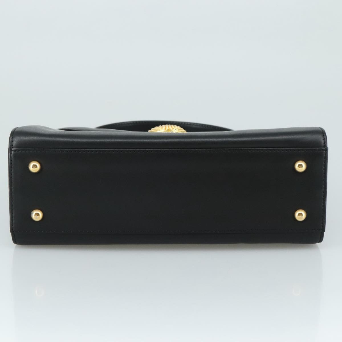 Givenchy Vintage Leather Black Leather Handbag (Pre-Owned)