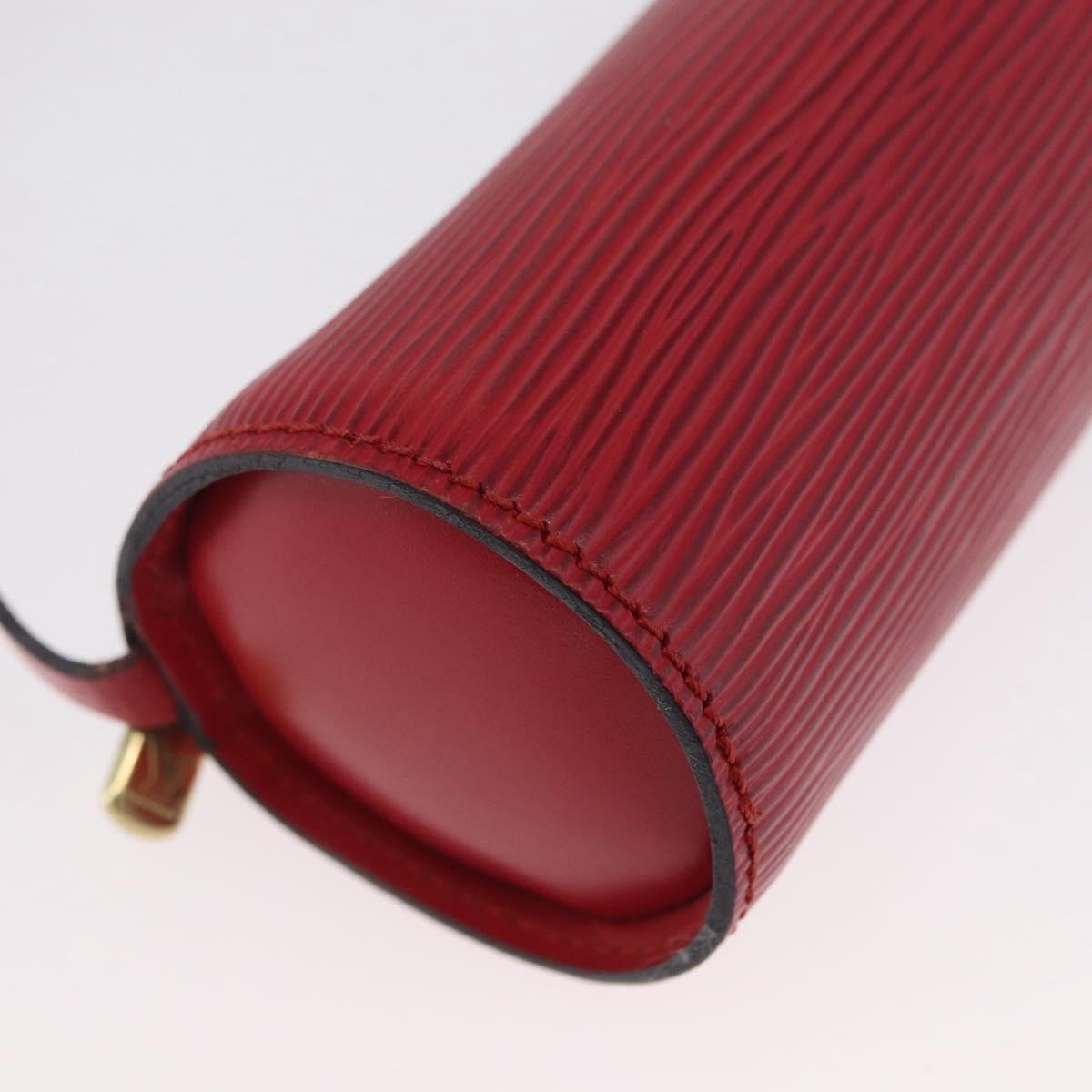 Louis Vuitton Soufflot Pochette Epi Leather Red Leather Clutche & Pouche Bag (Pre-Owned)