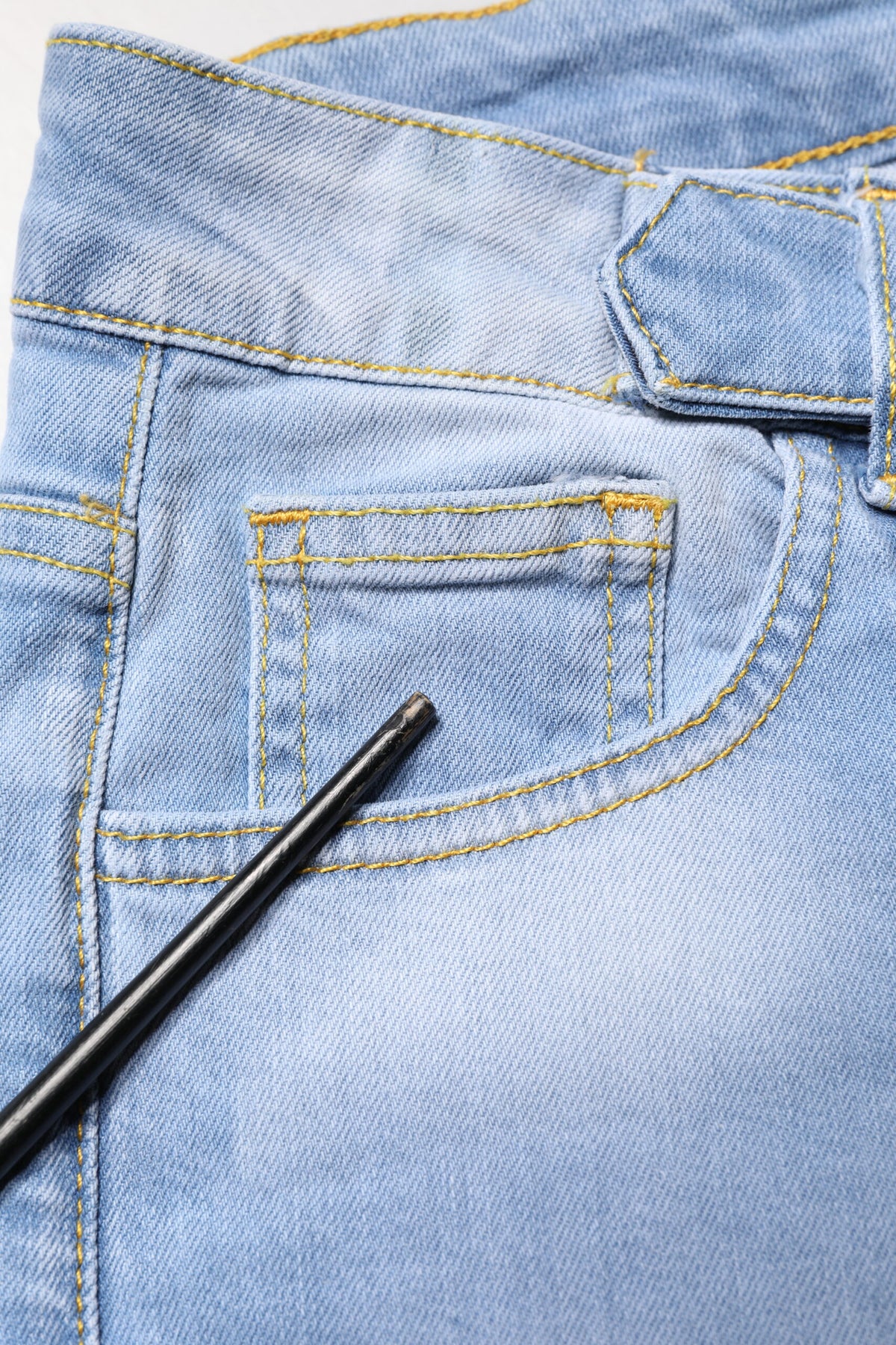 CRISTINAEFFE Light Blue Washed High Waist Bootcut Denim Women's Jeans (Pre-Owned)
