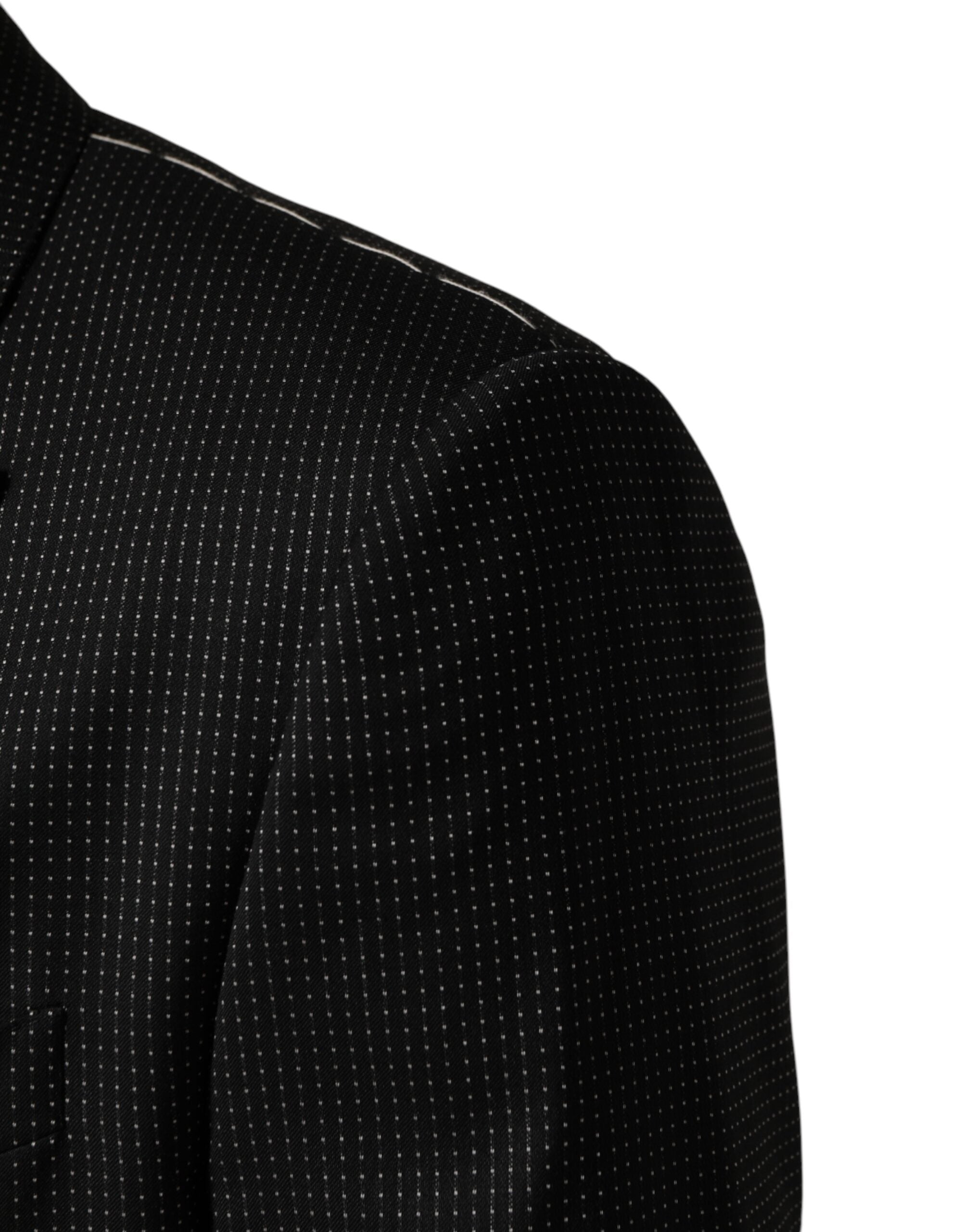 Dolce & Gabbana Dark Gray Fantasy Single Breasted Jacket Men's Blazer