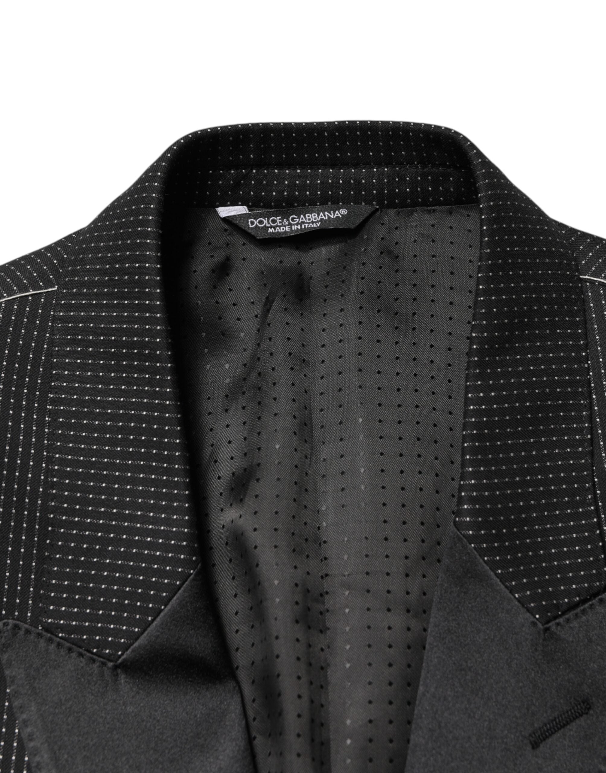 Dolce & Gabbana Dark Gray Fantasy Single Breasted Jacket Men's Blazer