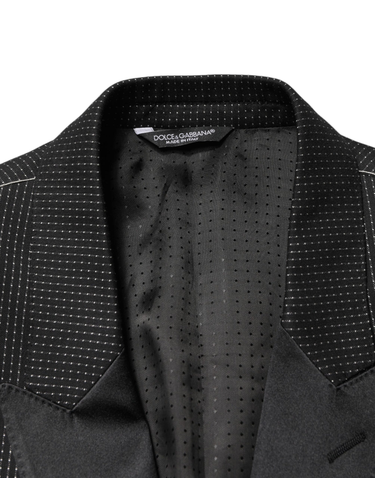 Dolce & Gabbana Dark Gray Fantasy Single Breasted Jacket Men's Blazer
