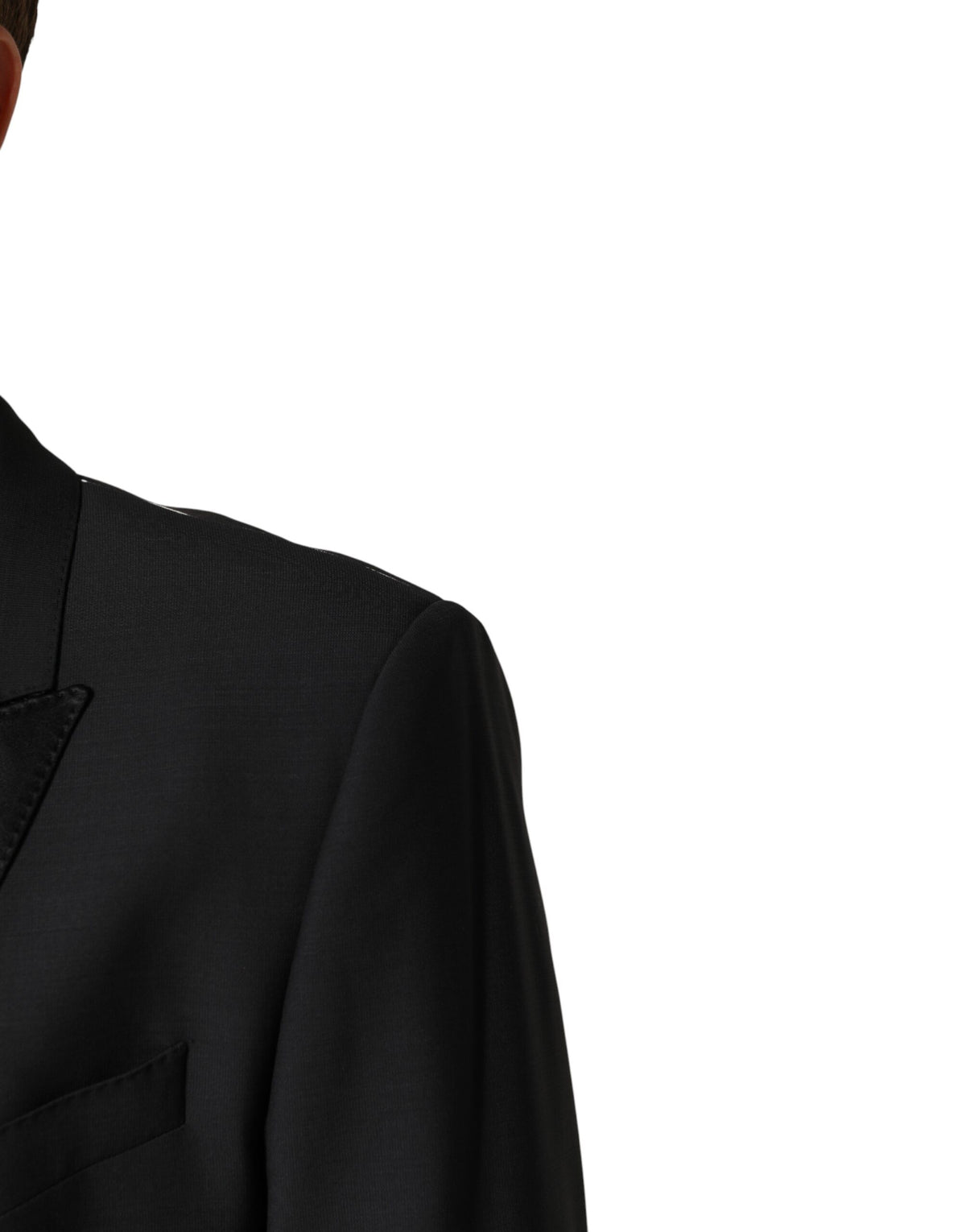 Dolce & Gabbana Black MARTINI Single Breasted Jacket Men's Blazer
