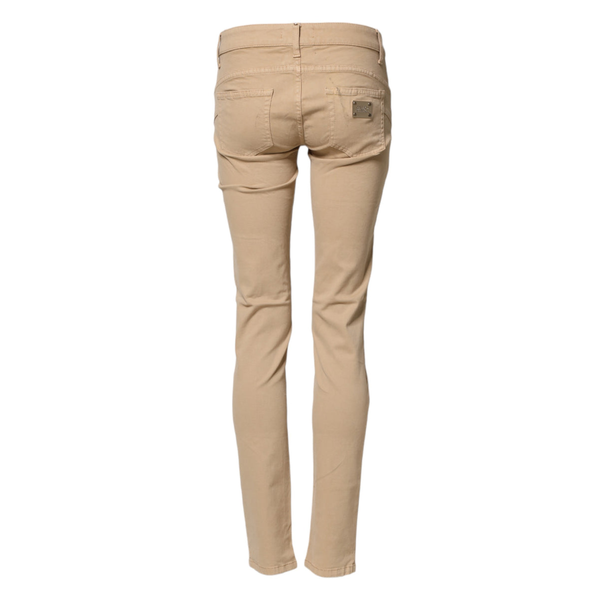 Liu Jo Beige Skinny Low Waist Denim Casual Trouser Women's Jeans (Pre-Owned)