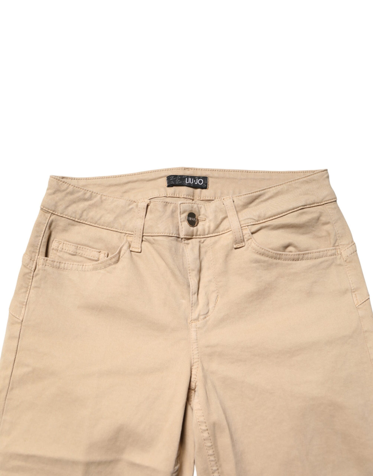 Liu Jo Beige Skinny Low Waist Denim Casual Trouser Women's Jeans (Pre-Owned)