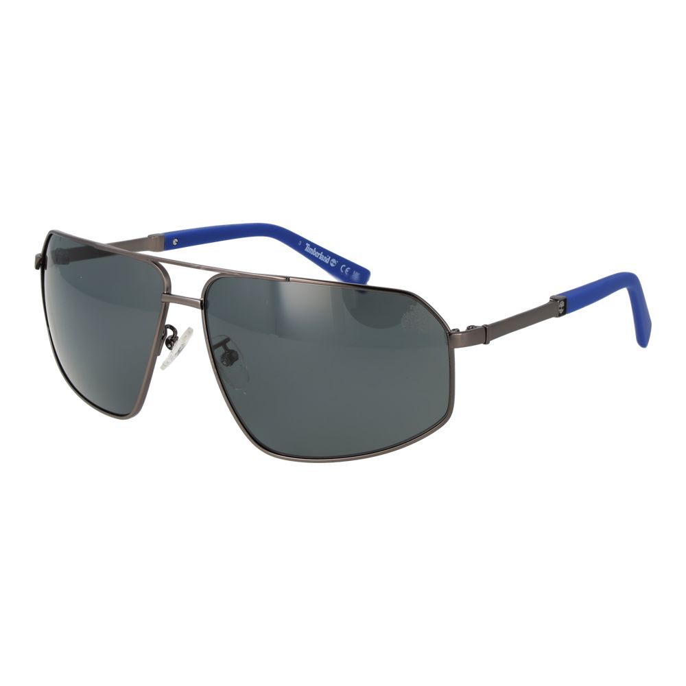 Timberland Gray Metal Men's Sunglasses