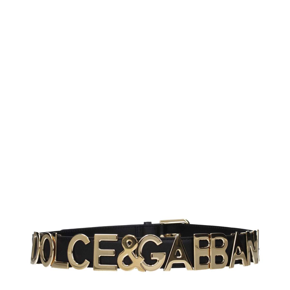 Dolce & Gabbana Black Leather Regular Women's Belt