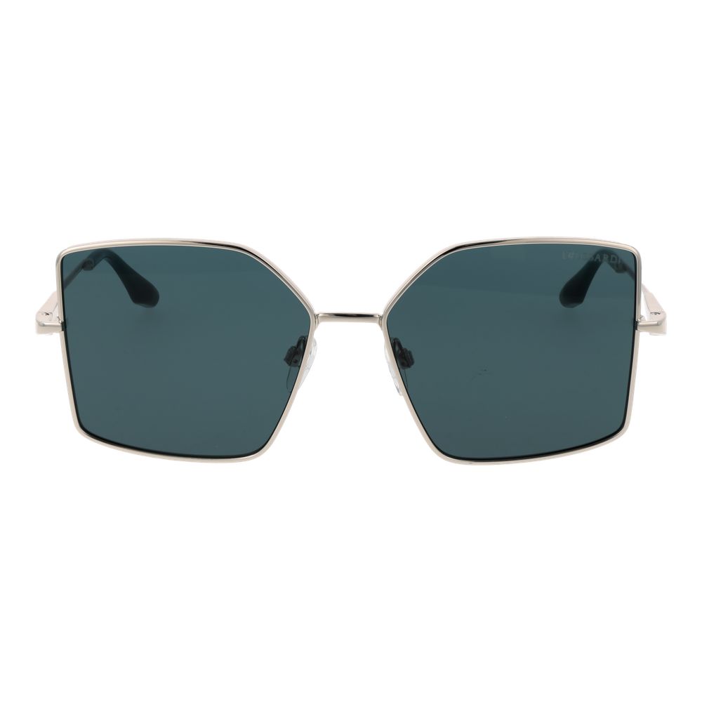 Trussardi Silver Metal Women's Sunglasses