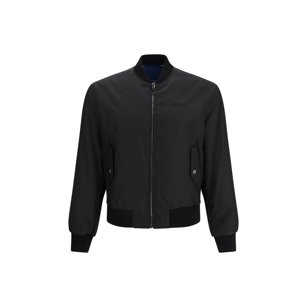 Versace Black Polyamide Men's Jacket