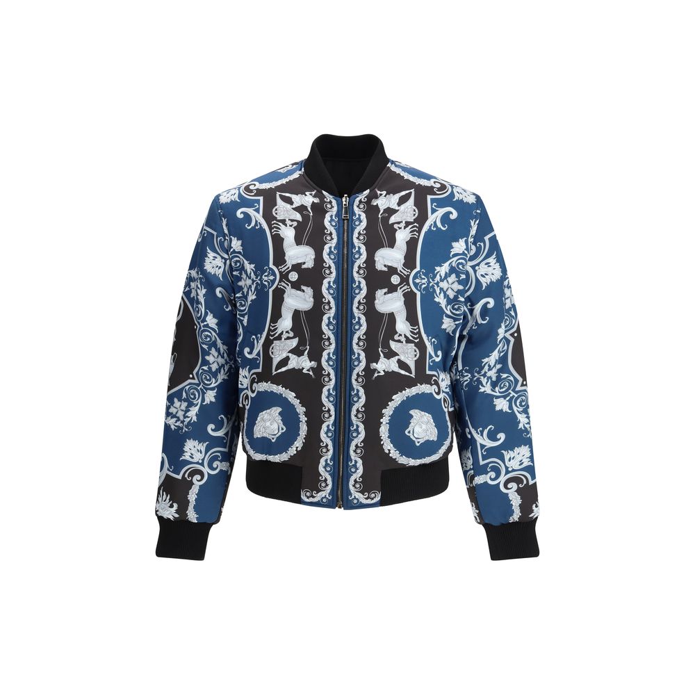 Versace Black Polyamide Men's Jacket