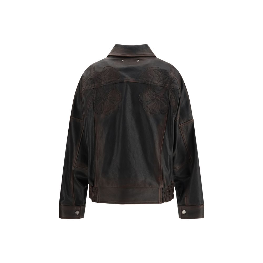 Golden Goose Brown Viscose Women's Bomber