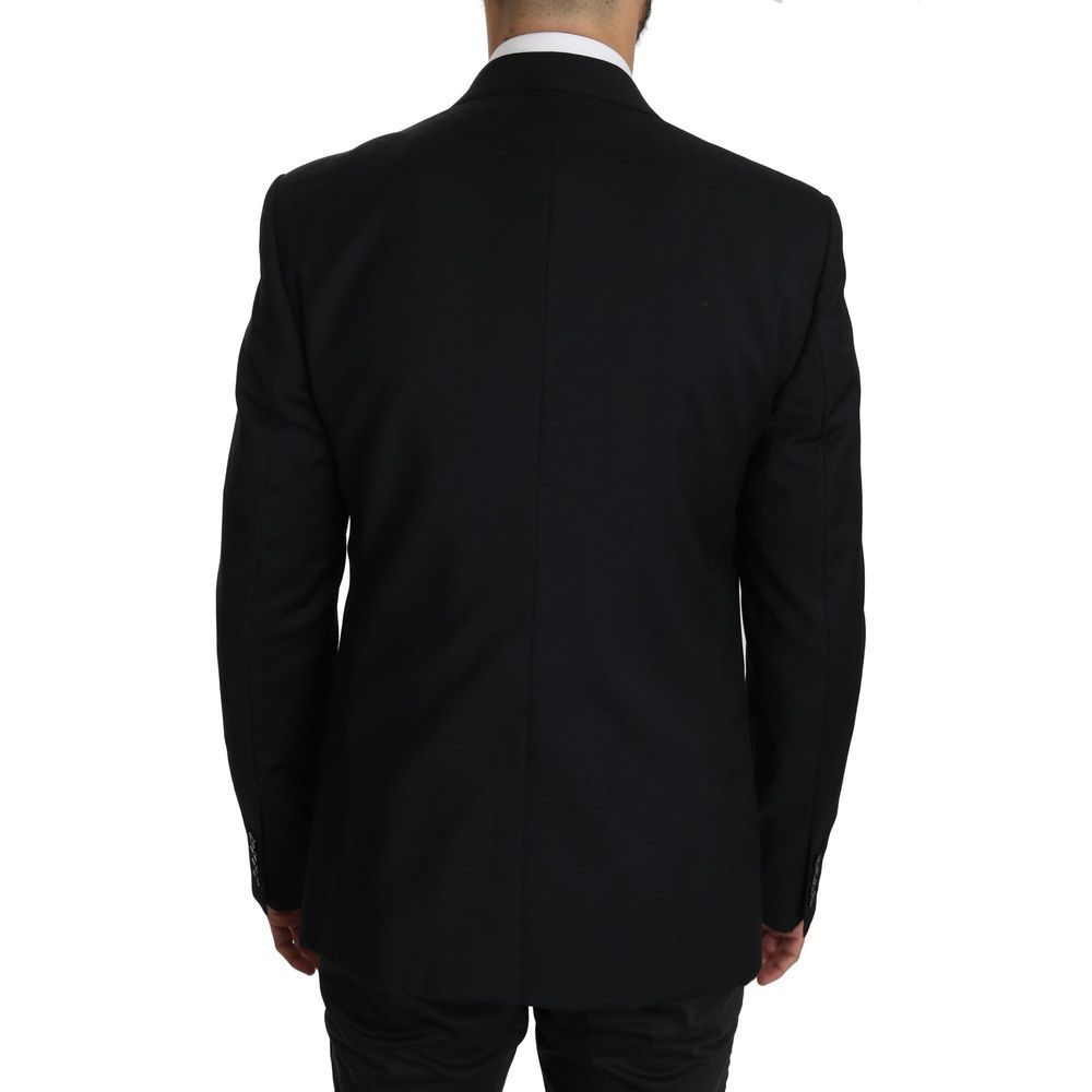 Dolce & Gabbana Blue Viscose Two-Piece Men's Suit