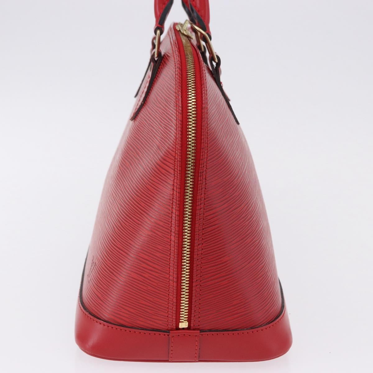 Louis Vuitton Alma Epi Leather Red Leather Handbag (Pre-Owned)