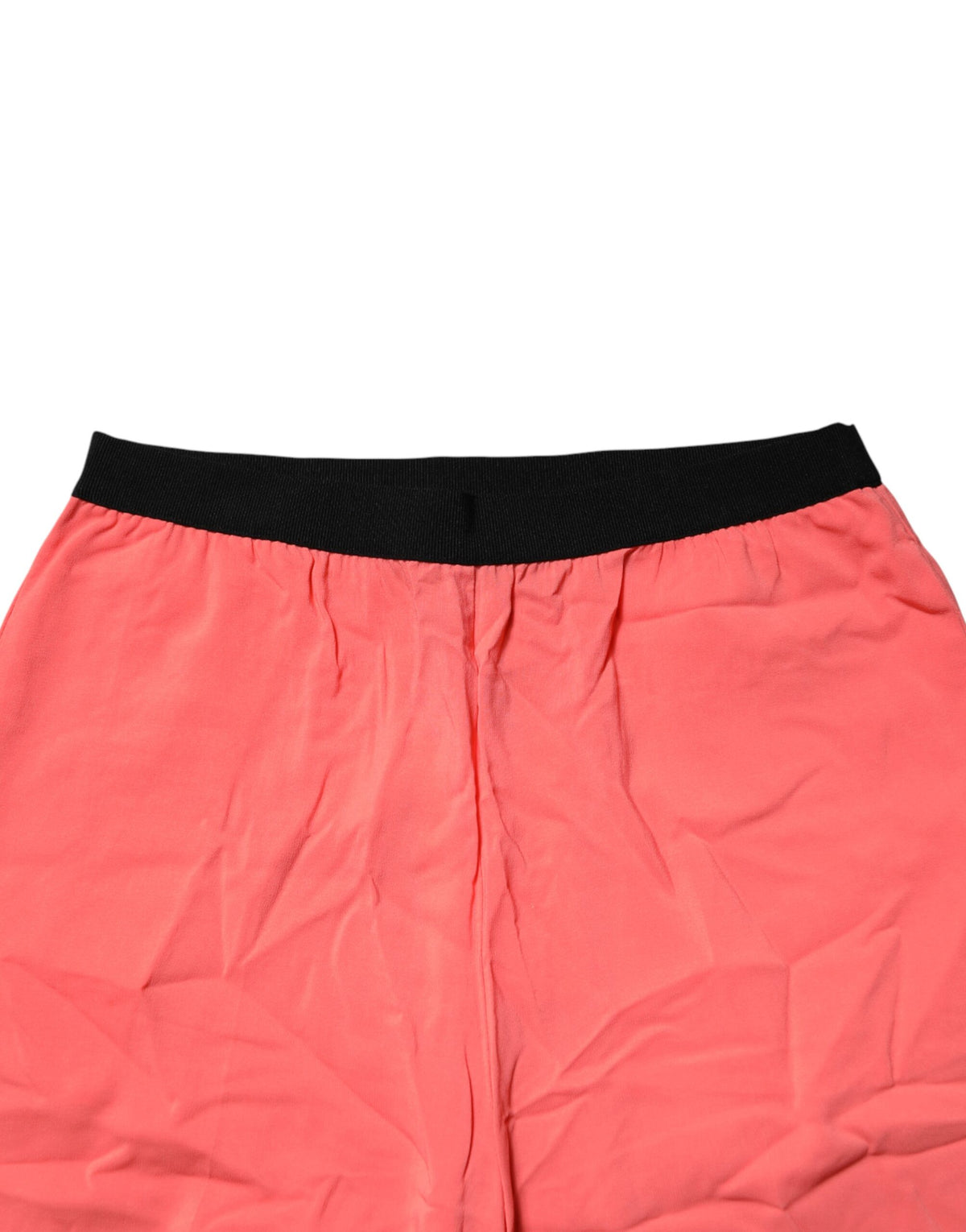 Jucca Neon Pink High Waist Straight Wide Leg Trouser Women's Pants