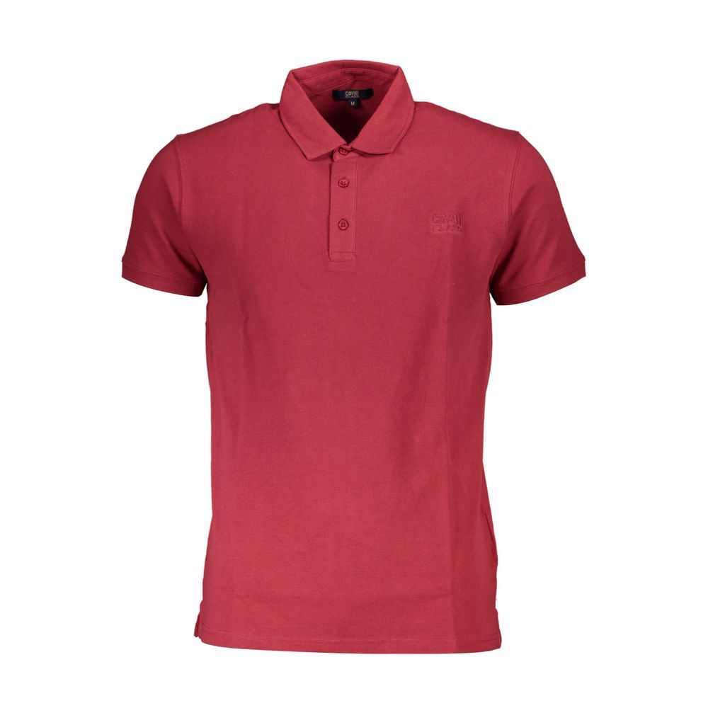 Cavalli Class Multicolor Cotton Polo Men's Shirt
