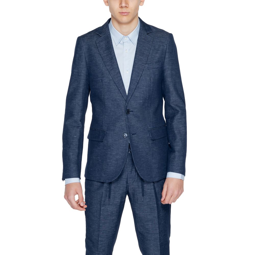 Antony Morato Blue Cotton Men's Blazer