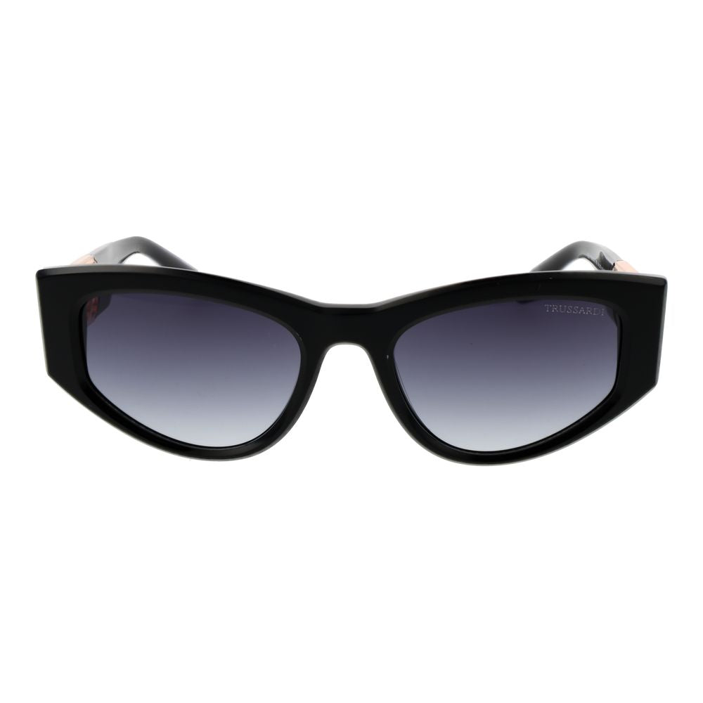 Trussardi Black Acetate Women's Sunglasses