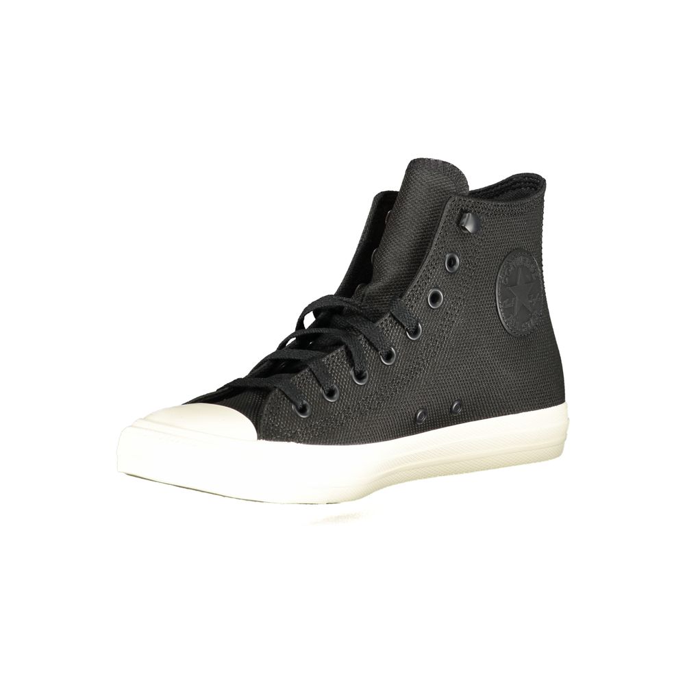 Converse Black Leather Unisex Men's Sneaker