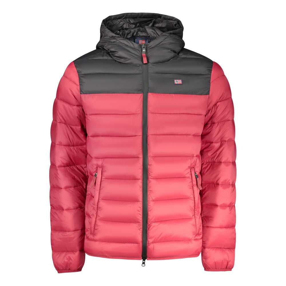 Norway 1963 Red Polyamide Mens Men's Jacket