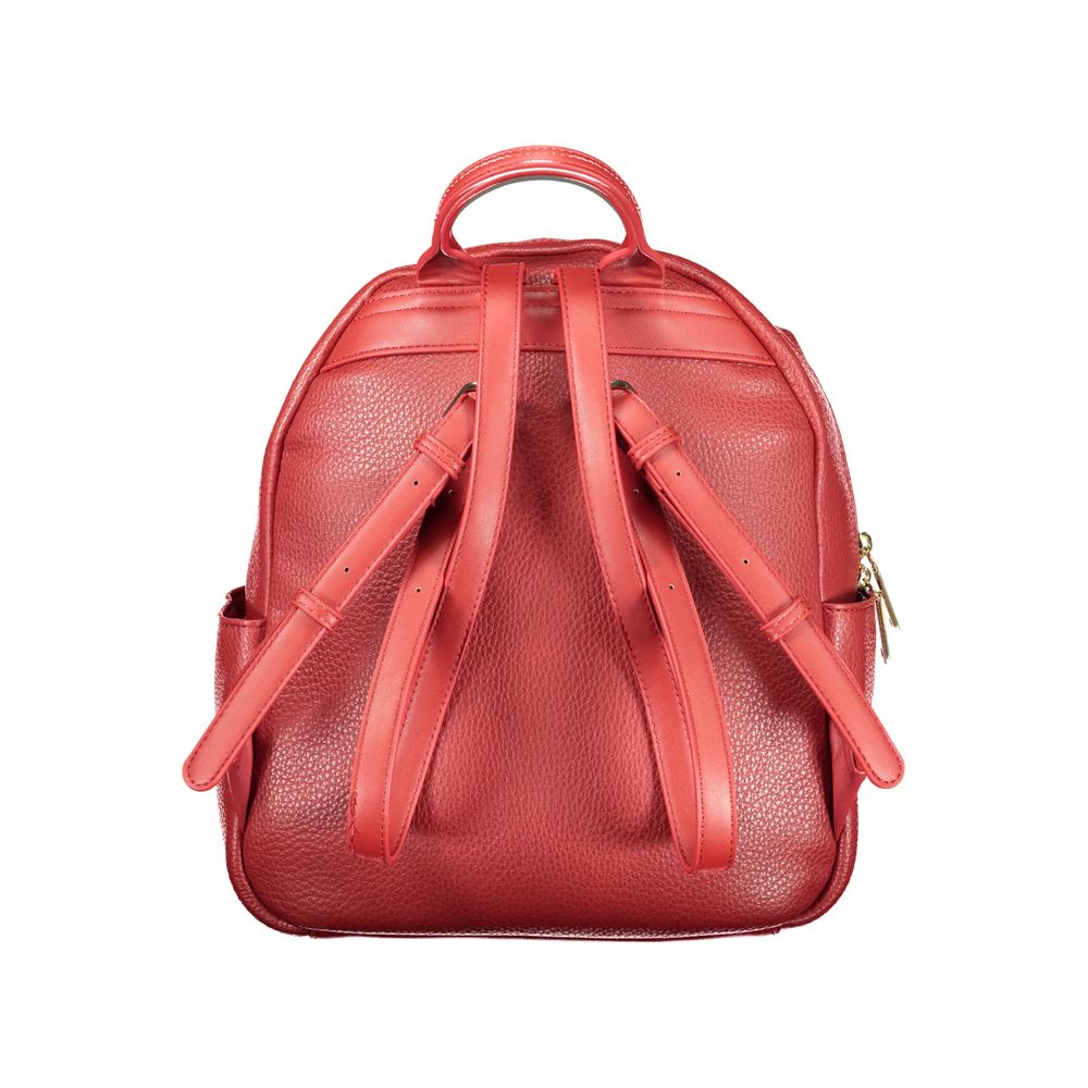 Mario Valentino Rosso Polyurethane Women's Women's Backpack