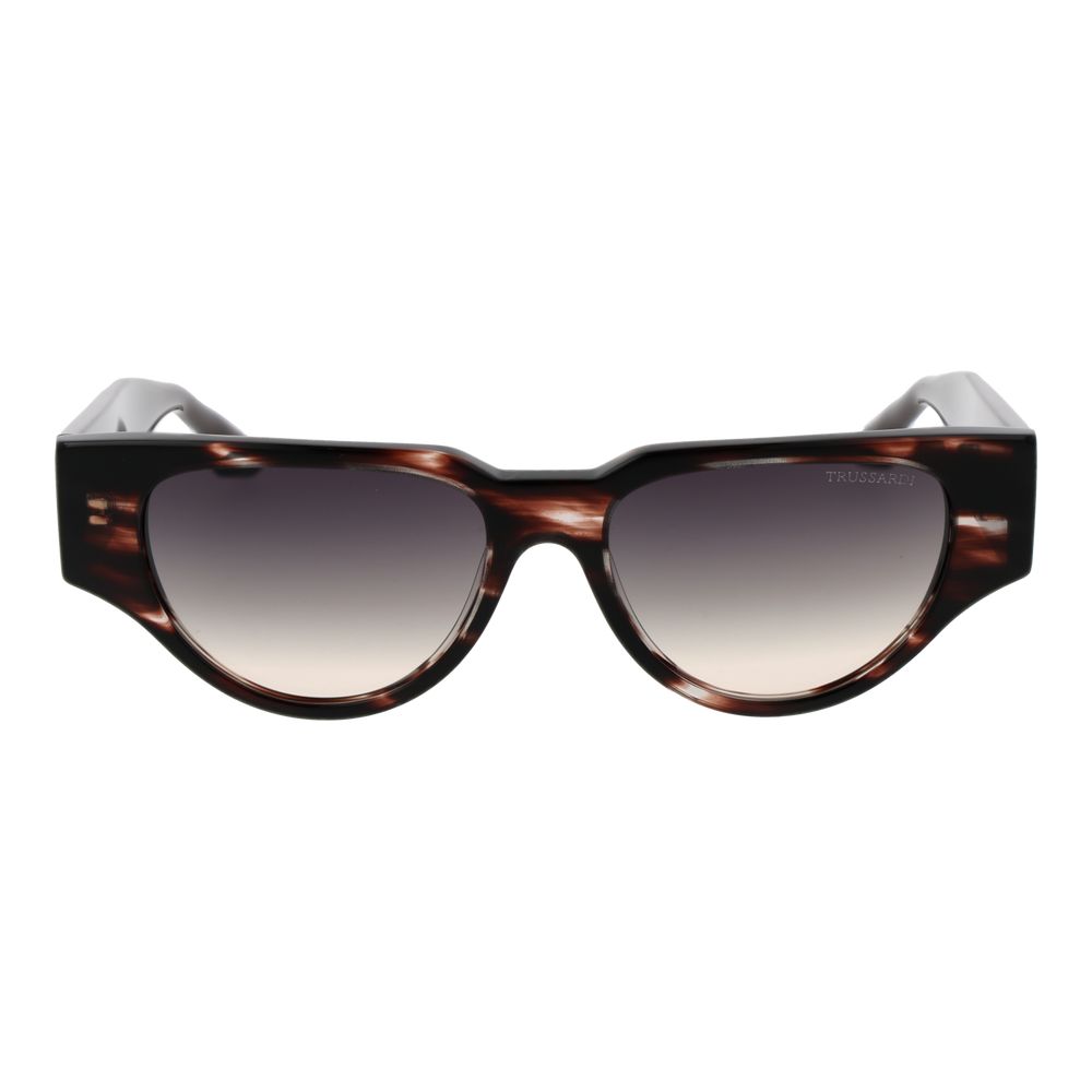 Trussardi Brown Acetate Women's Sunglasses
