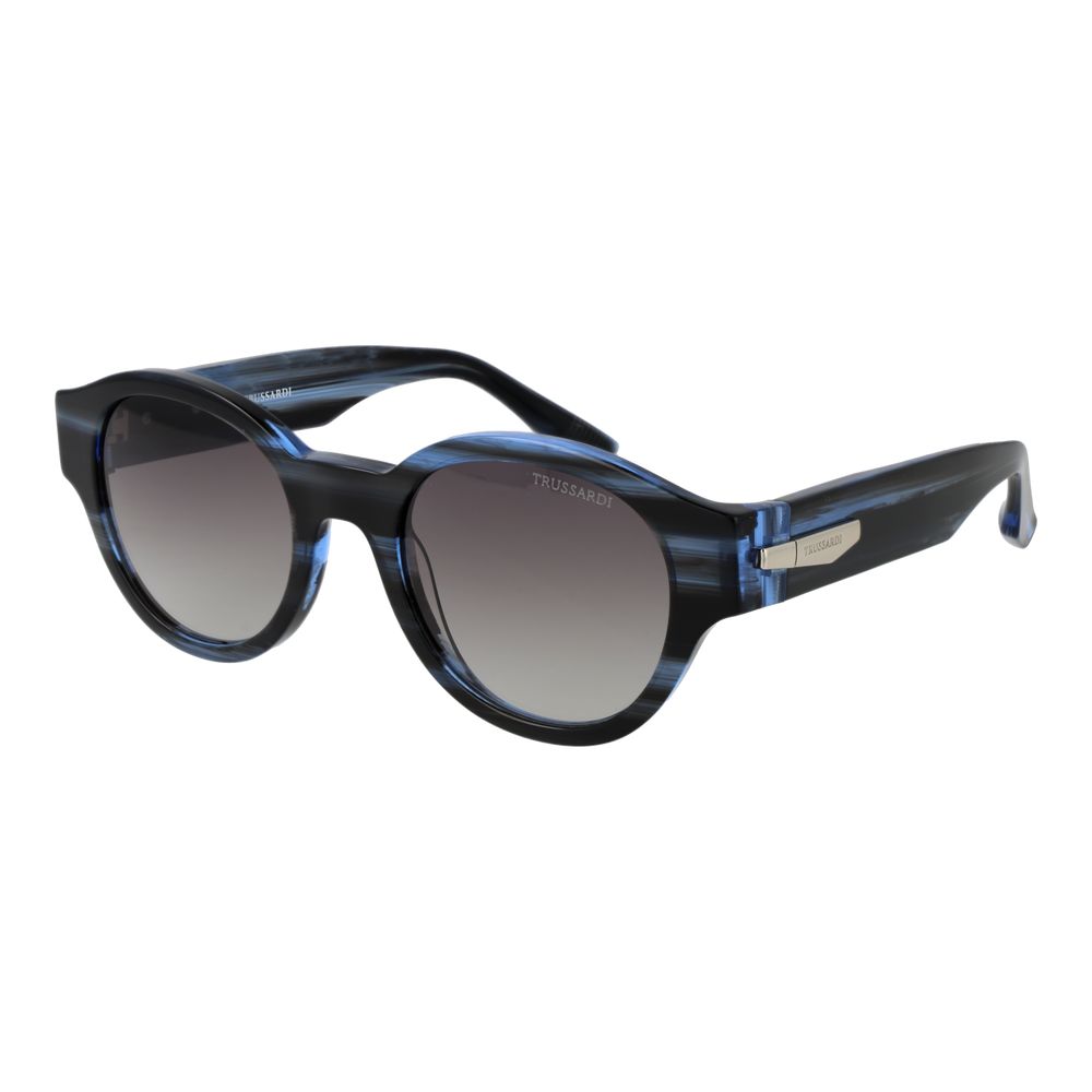 Trussardi Black Acetate Men's Sunglasses