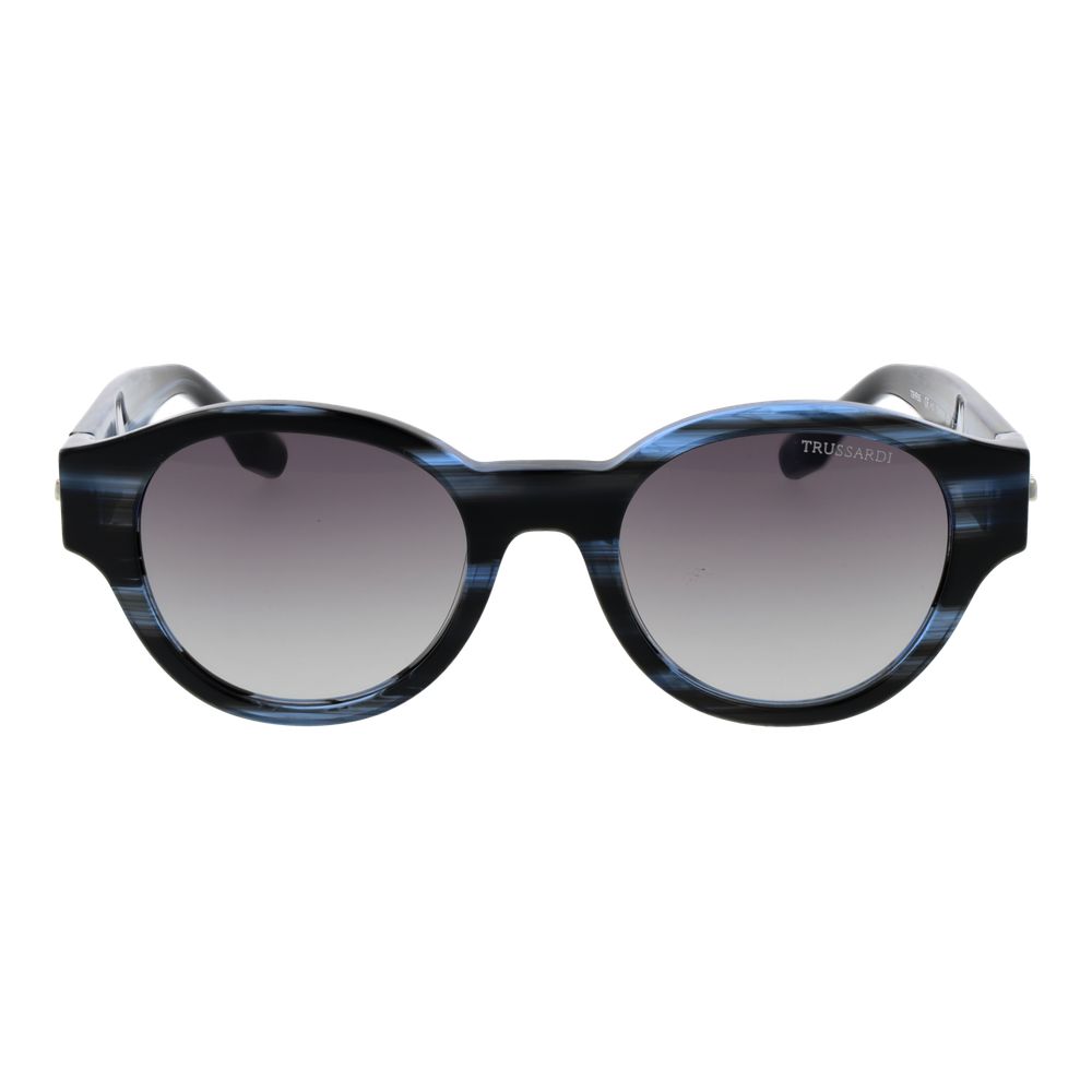 Trussardi Black Acetate Men's Sunglasses