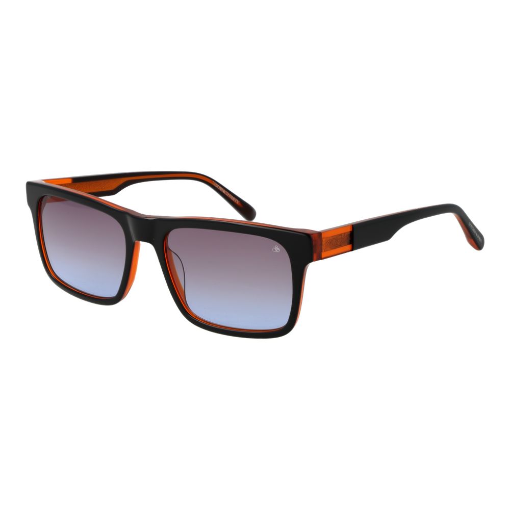 Scotch & Soda Black Acetate Men's Sunglasses