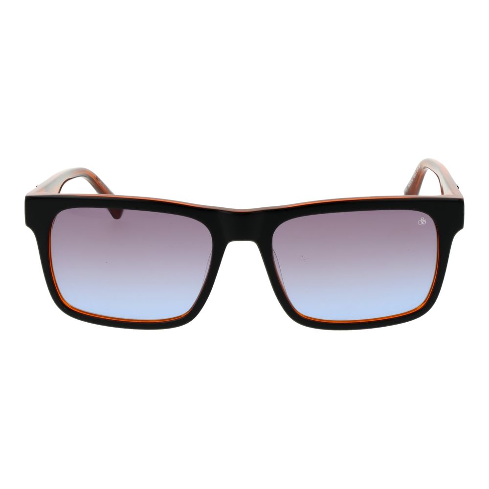 Scotch & Soda Black Acetate Men's Sunglasses