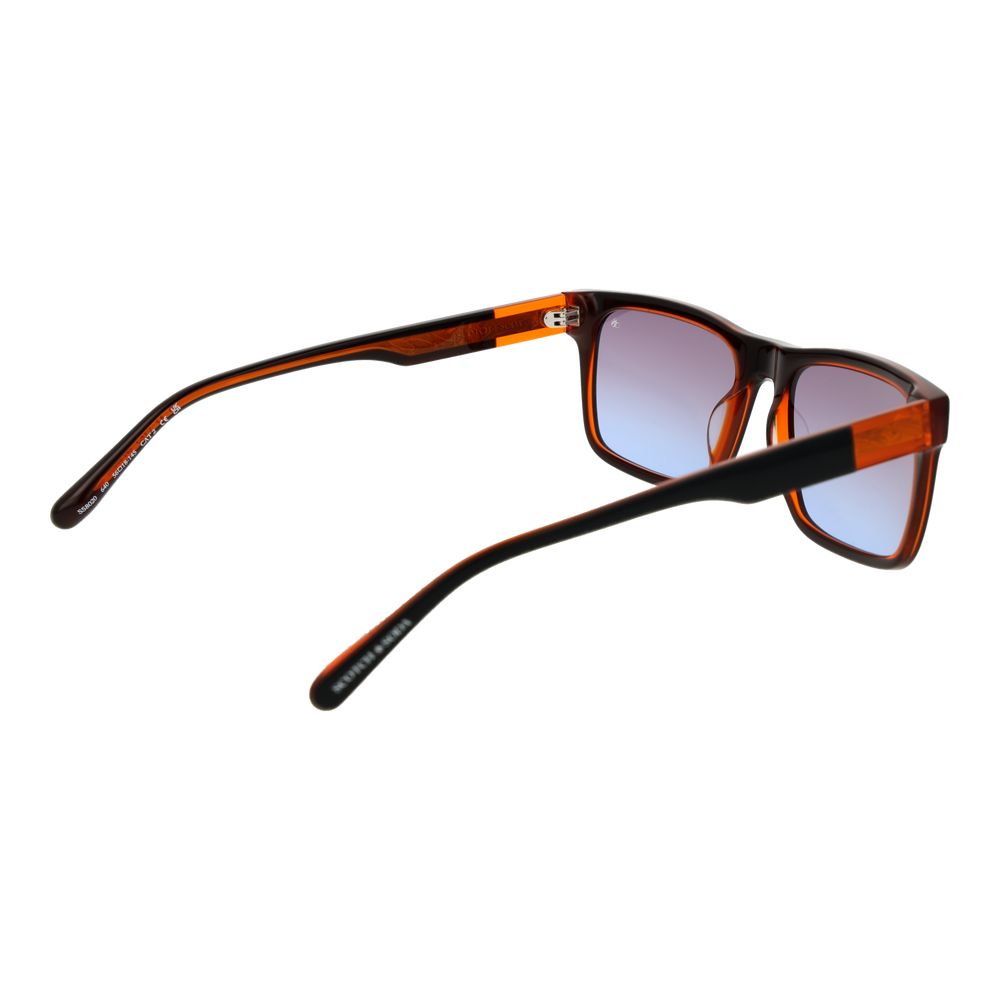 Scotch & Soda Black Acetate Men's Sunglasses