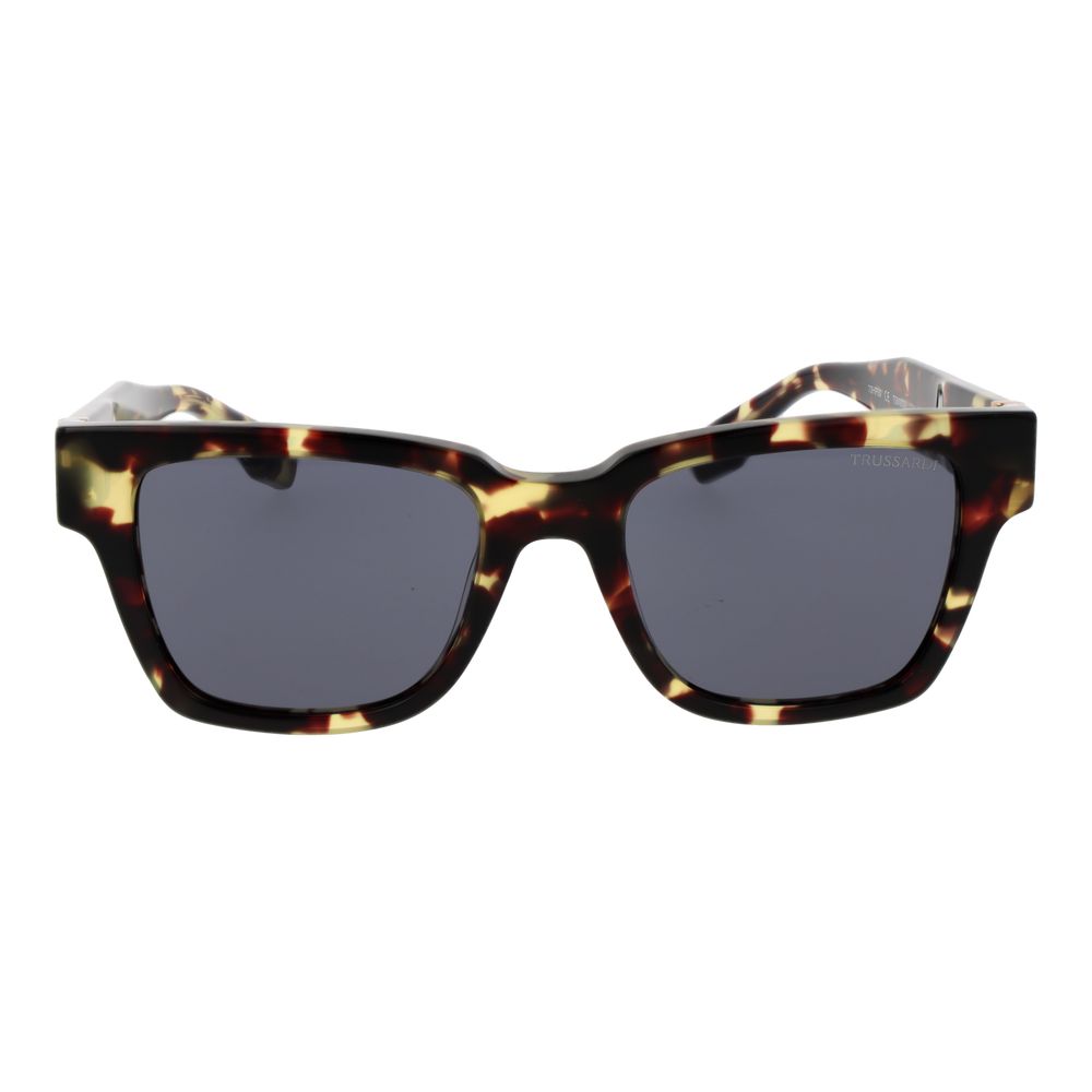 Trussardi Brown Acetate Men's Sunglasses