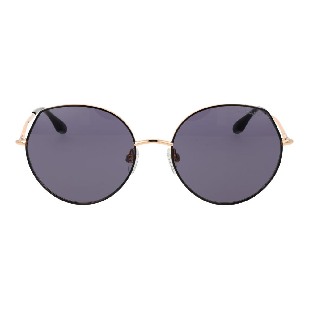 Trussardi Black Metal Women's Sunglasses