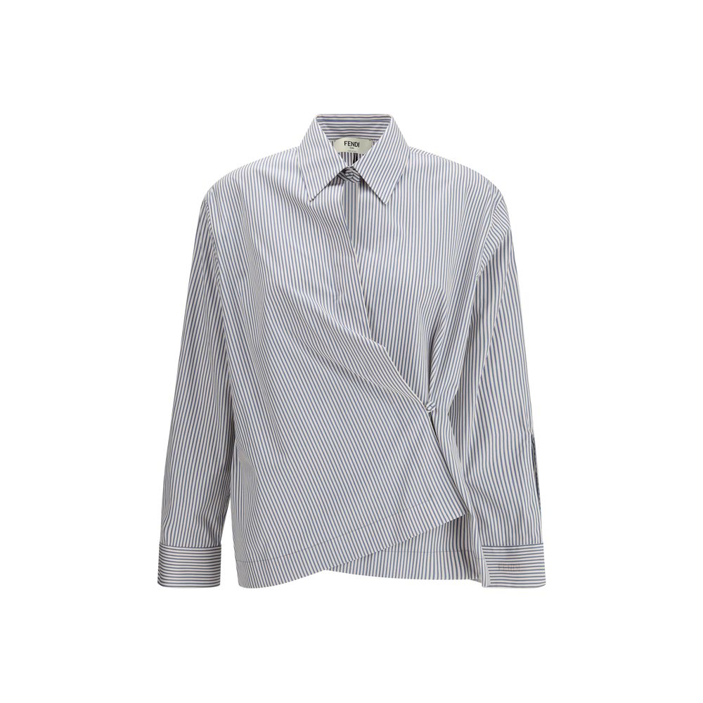 Fendi Multicolor Cotton Pattern Women's Shirt