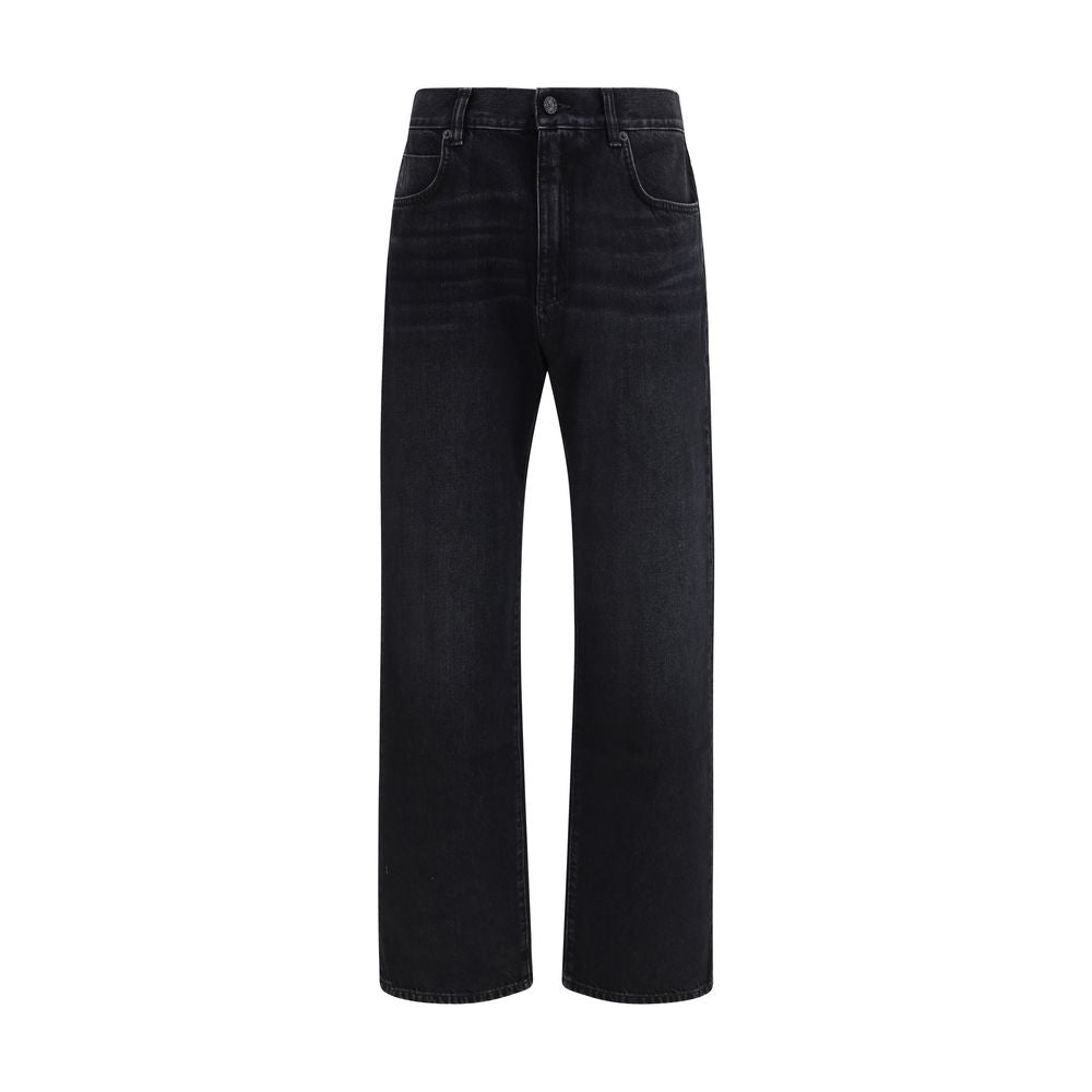 Balmain Black Cotton Jeans Men's Denim