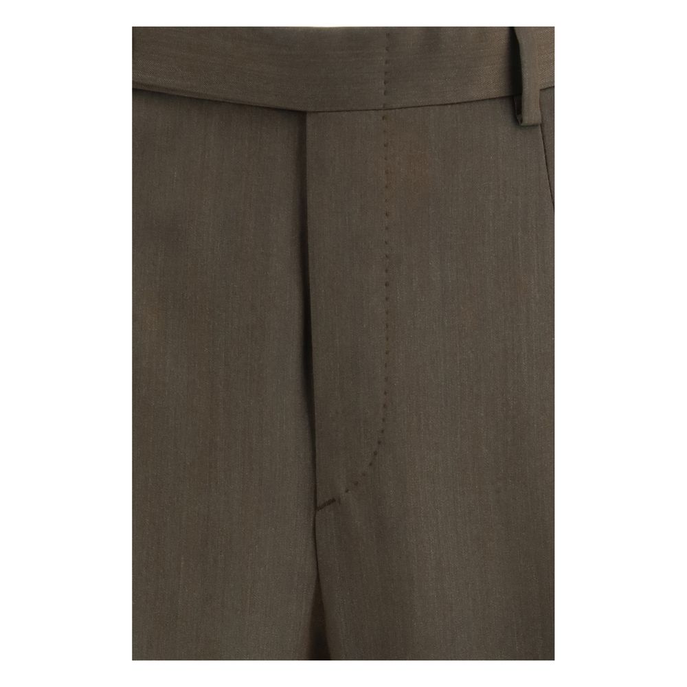 Brioni Bicolor Wool Oves Aries Casual Men's Pants