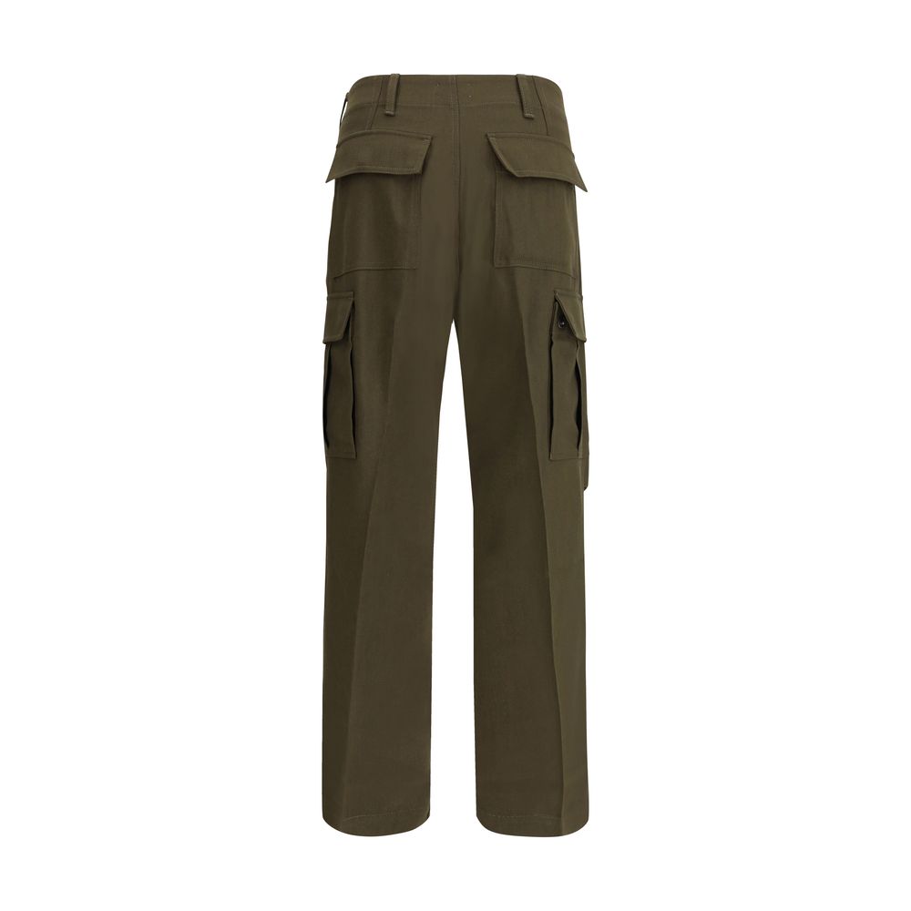 Tom Ford Bicolor Cashmere Cargo Men's Pants