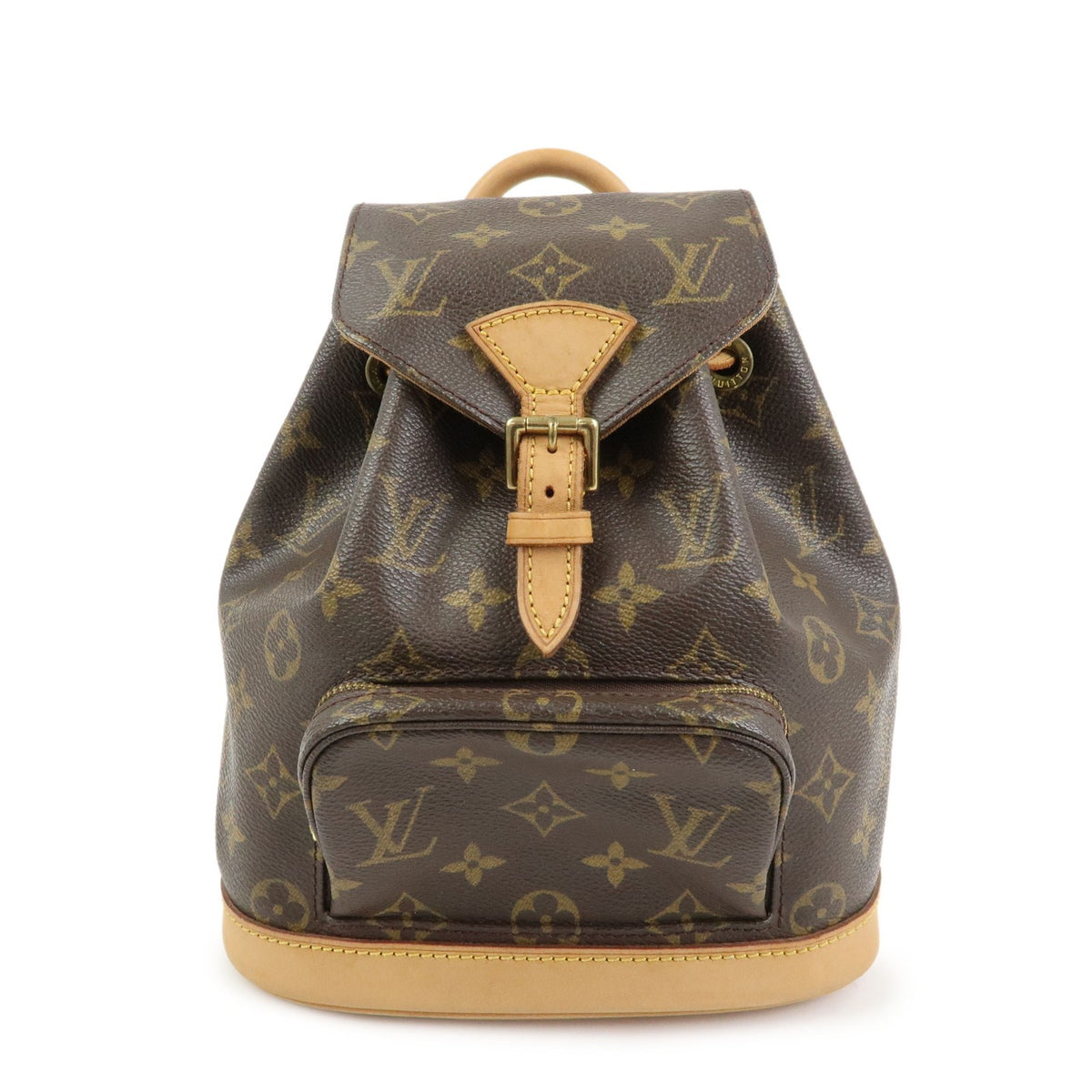 Louis Vuitton Vintage Montsouris Monogram Canvas Brown Canvas Backpack Bag (Pre-Owned)