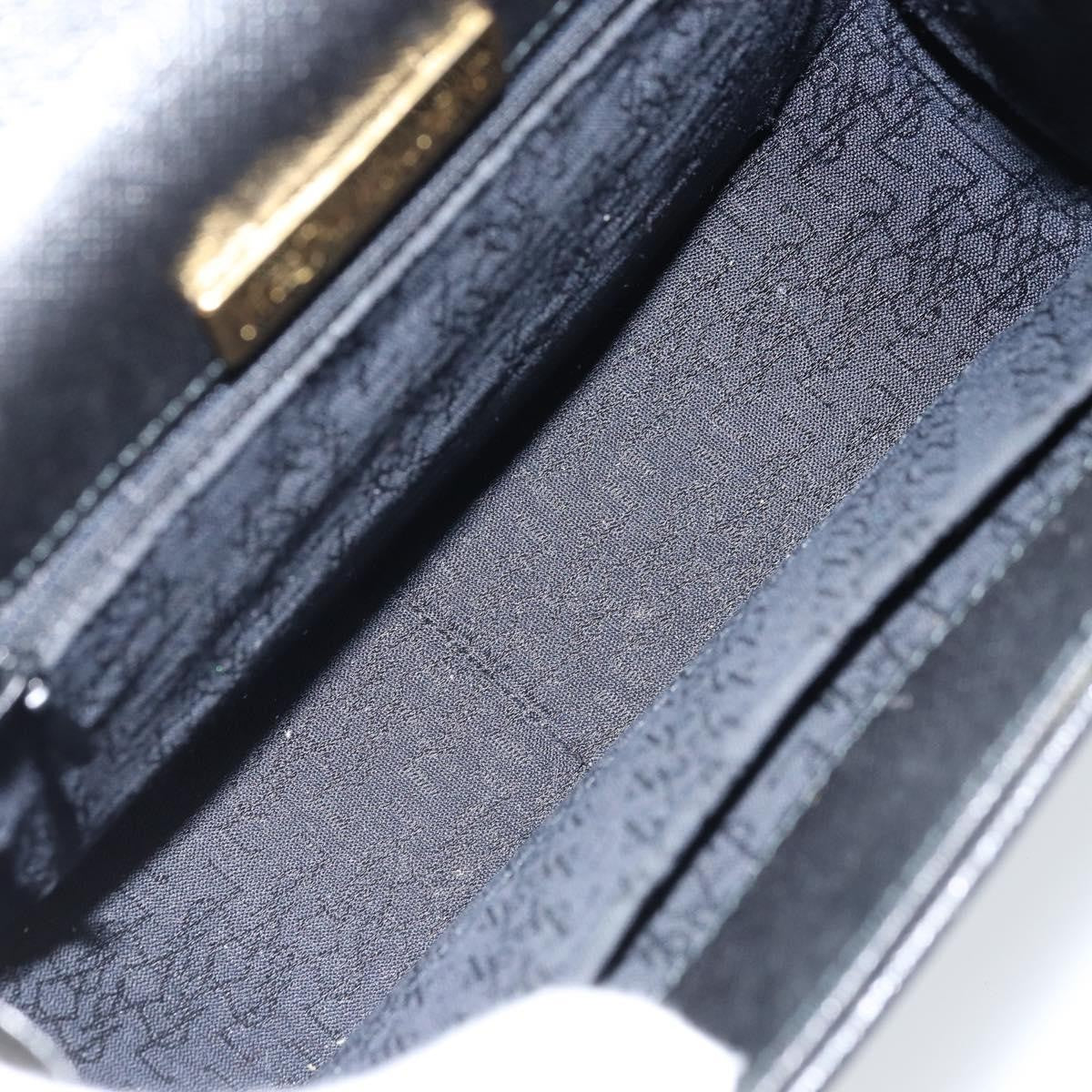 Saint Laurent Vintage Leather Black Leather Shoulder Bag Bag (Pre-Owned)